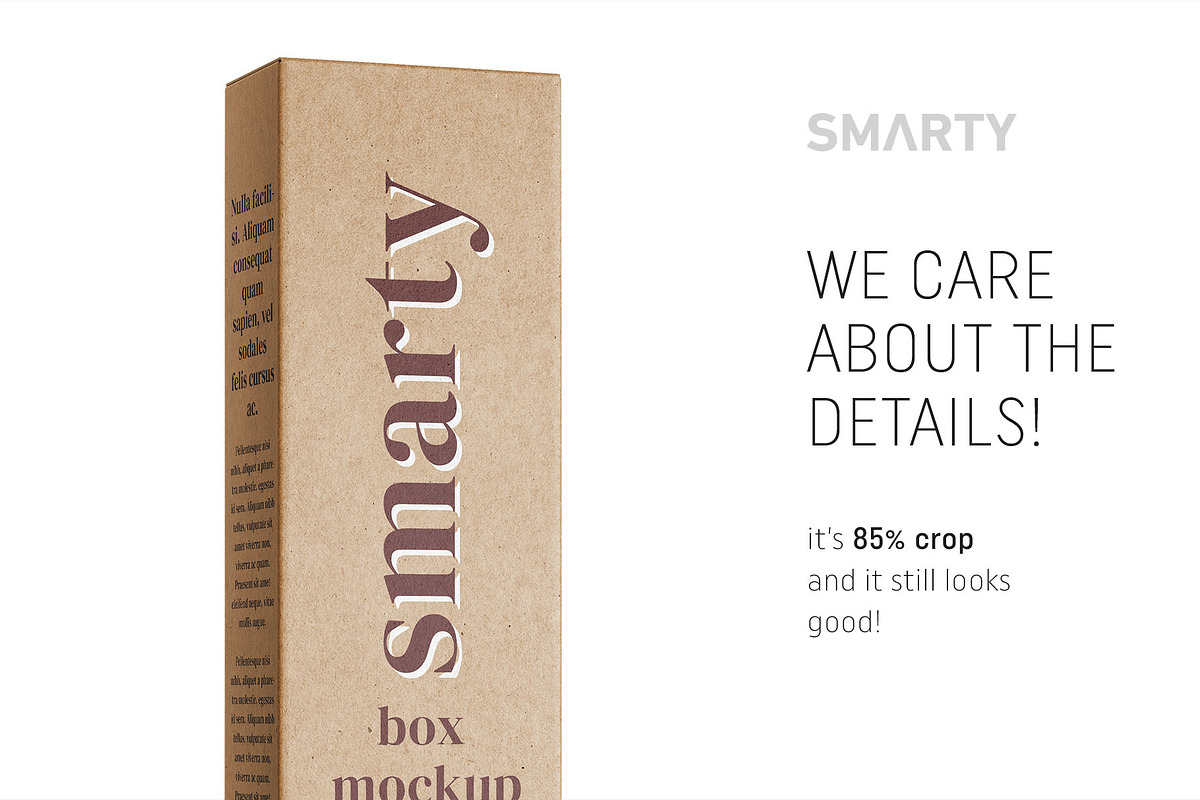 Box mockup 50x200x30, a Packaging Mockup by Smarty Mockups (Photo 4 of 5)