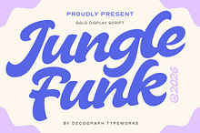 Jungle Funk – Bold Display Script