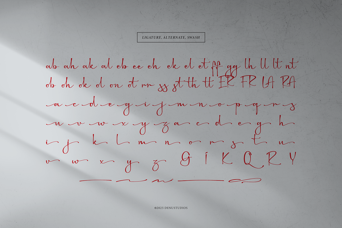 Dirgestan | Handwritten Script, a Script Font by Denustudios (Photo 11 of 12)