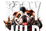 Stay Wild PNG T-Shirt Graphic, an Animal Illustration by DoubleTwists (Thumbnail 1 of 5)