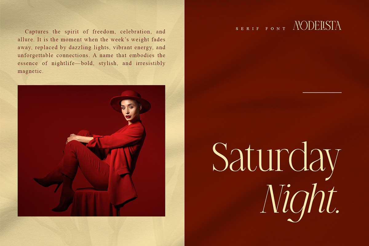 Modelista Light | Ligature Serif, a Serif Font by Krismagraph (Photo 5 of 10)