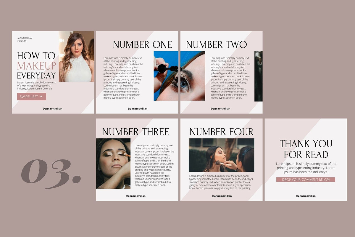Instagram Carousel Vol. 2 | CANVA, a Social Media Template by bonadigitals (Photo 5 of 7)