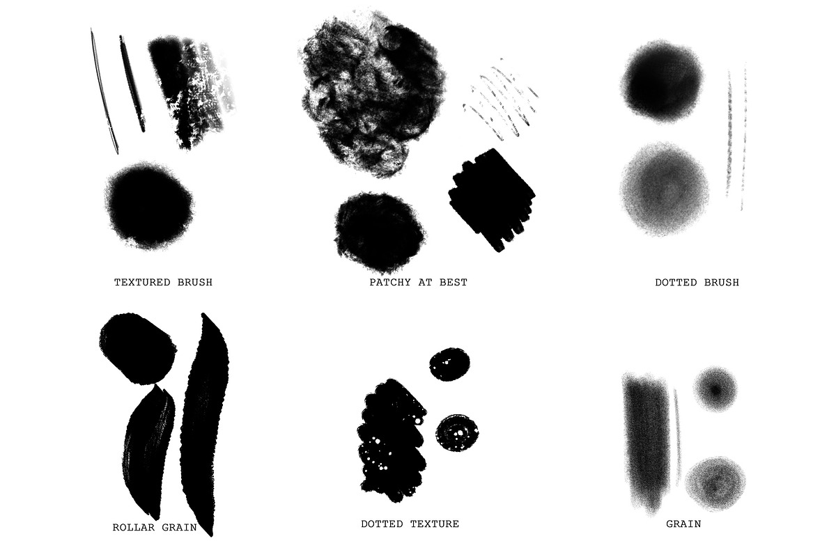 Procreate Texture Brushes, a Brush Add-On by TessShearer (Photo 2 of 2)