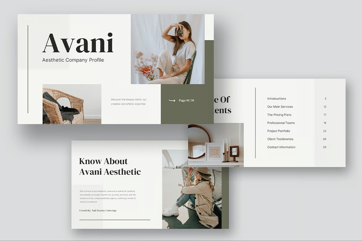 Aesthetic Company Profile Keynote, a Presentation Template by Fit-tee (Photo 9 of 10)