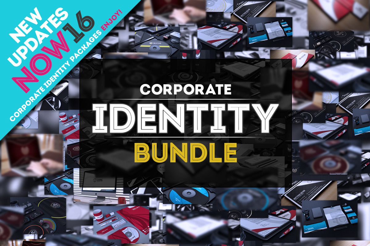Corporate Identity Bundle +200 Files, a Stationery Template by Marvel (Photo 1 of 5)