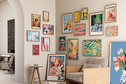 Vibrant Maximalist Wall Art Gallery, a Background Graphic by Essentially Nomadic (Thumbnail 2 of 9)
