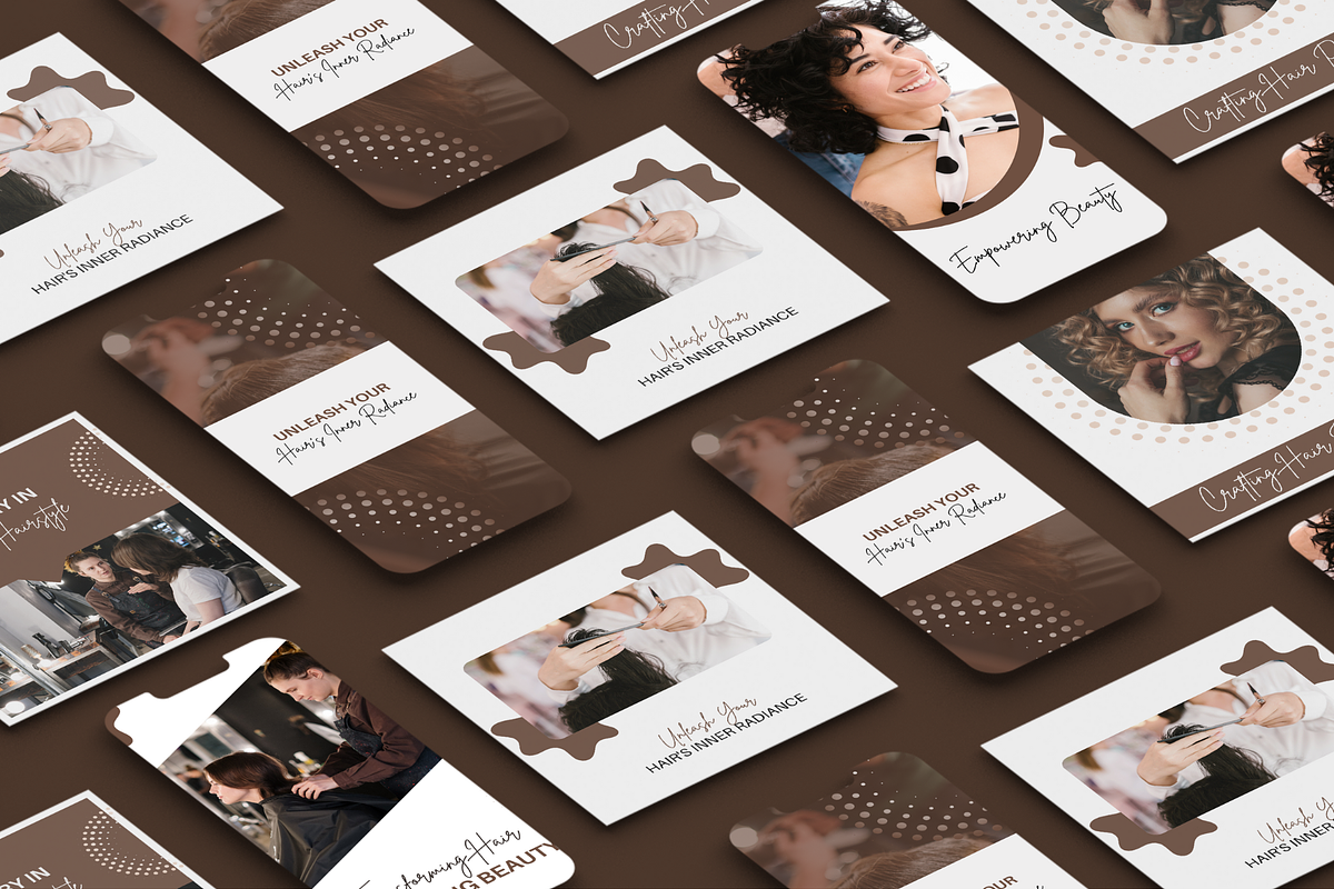 Hair Salon Marketing Bundle, a Social Media Template by Branding by Kellsey (Photo 6 of 6)