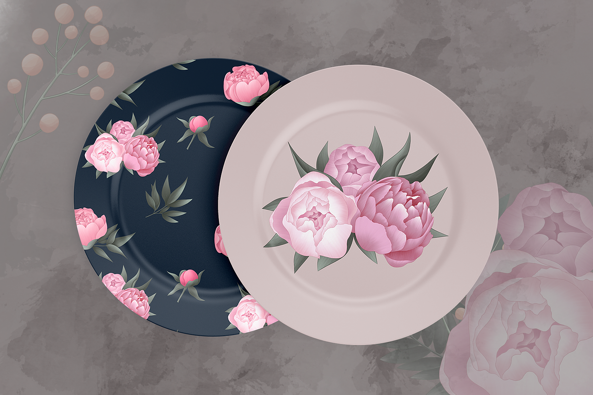 Peony Collection, a Wallpaper Graphic by sizileon (Photo 6 of 14)