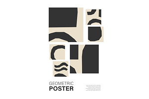 Minimal wall art poster with, an Illustration by C Design Studio