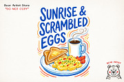 Breakfast Club, PNG Bundle, an Illustration by GlitterCraft (Thumbnail 38 of 41)