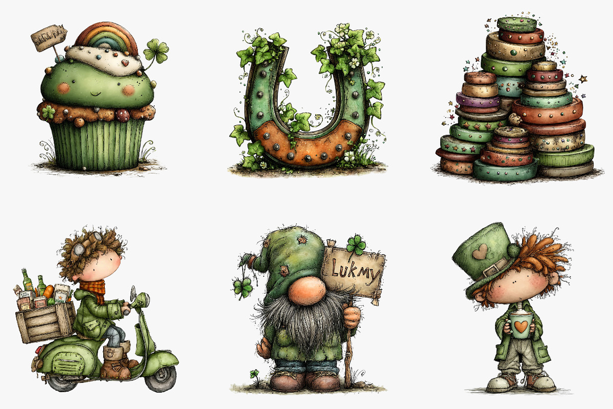 whimsical st patricks day, an Illustration by CreationArt (Photo 4 of 5)