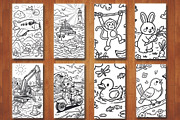 10 Coloring Page, an Education Illustration by Eka Design (Thumbnail 2 of 4)