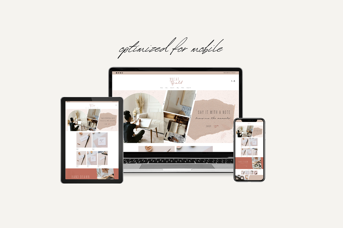 Easy Shopify Theme | Wheat to Gold, a Templates & Theme by Easy Website Themes (Photo 6 of 8)