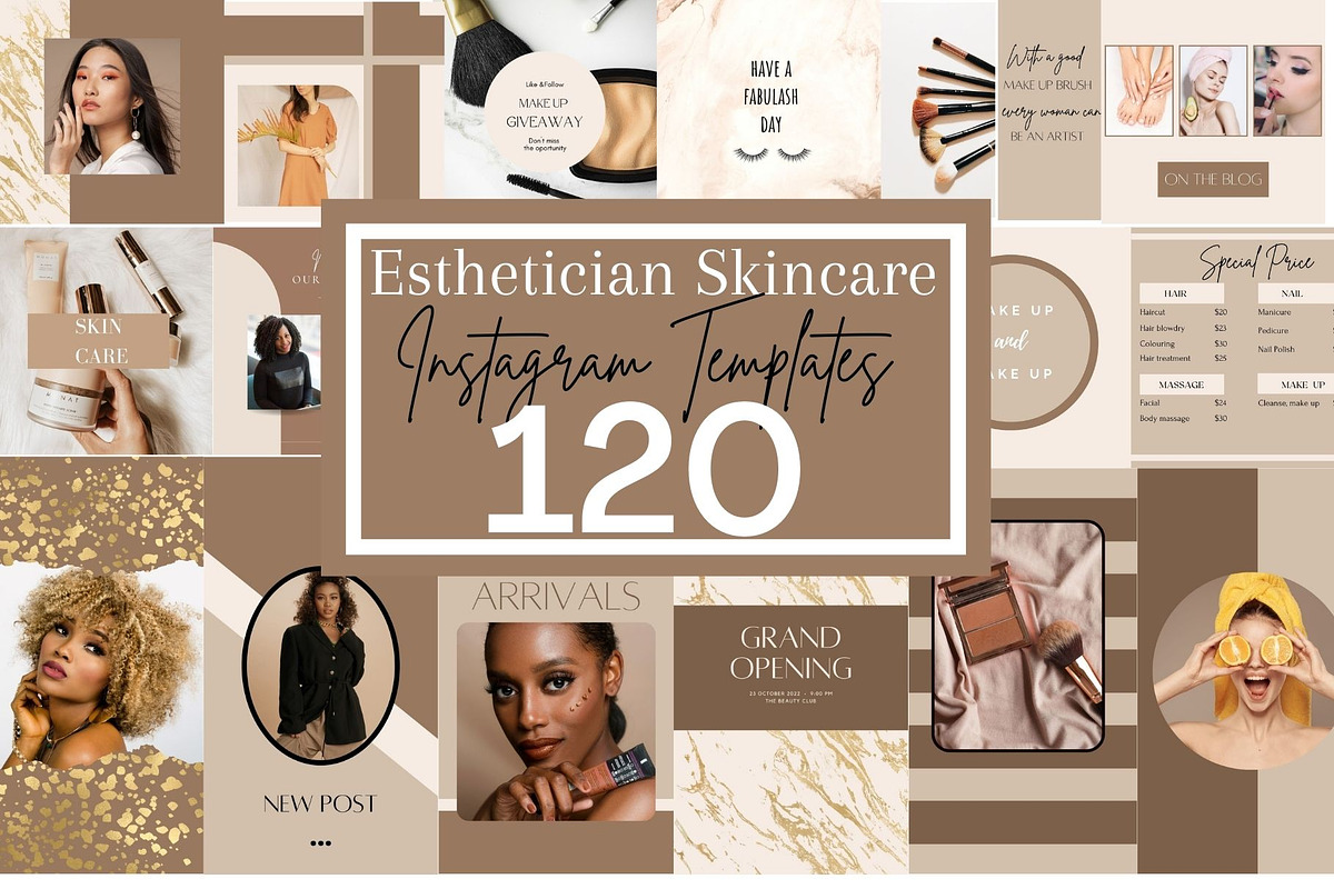 120 Esthetician Skincare Instagram, a Social Media Template by MORION (Photo 1 of 5)
