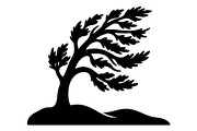 Windblown Tree Silhouette, an Object Graphic by Gfx_Store (Thumbnail 2 of 16)