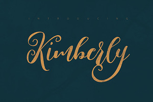 Kimberly Script Font