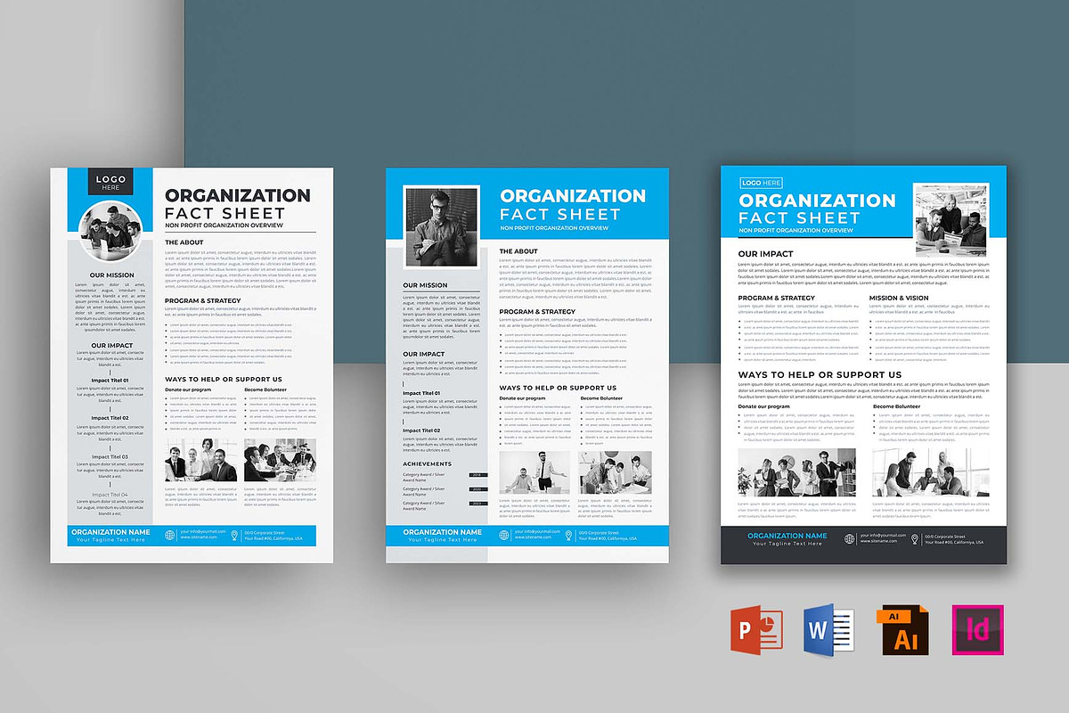 Nonprofit Organization | Bundle, a Flyer Template by obayes (Photo 2 of 15)