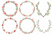 Wedding Floral Clipart & Vectors, an Illustration by Amanda Ilkov (Thumbnail 3 of 4)