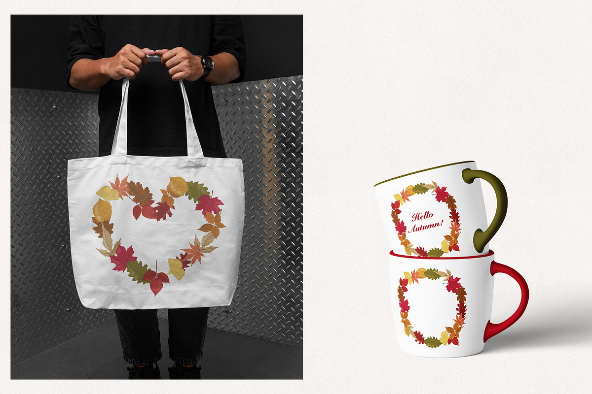 Hello Autumn — Leaves Set, an Object Graphic by Vaniuta_Art (Photo 6 of 10)