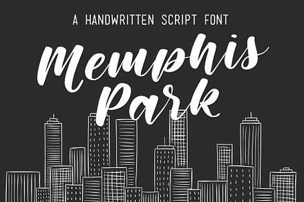 Memphis Park Script Font 