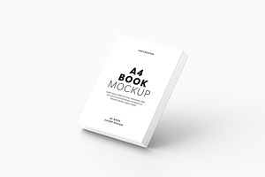 A4 Book Mockup