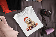 Christmas Polar Bear Clipart, an Illustration by Moon Studio (Thumbnail 7 of 7)