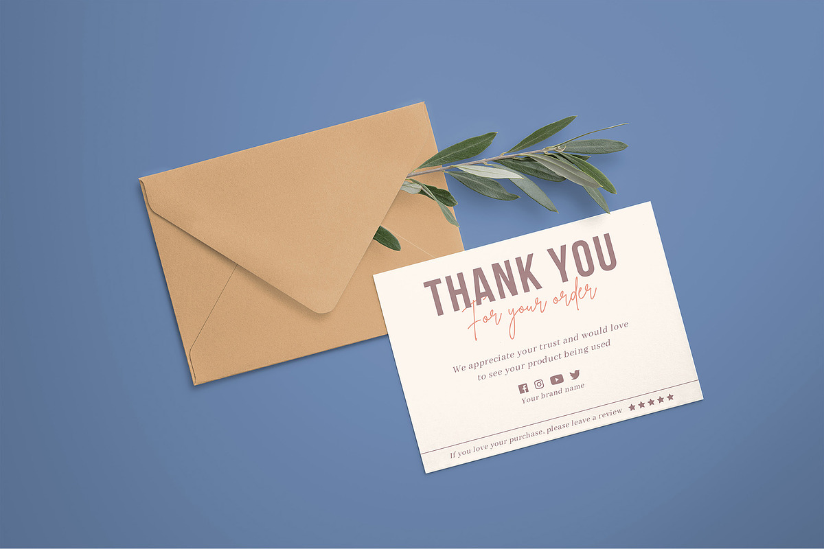 Thank you card template for canva 3, a Card Template by Syaeful Anas (Photo 5 of 6)