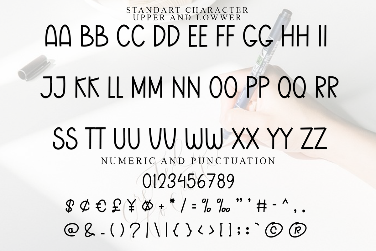 Relaxing Music, a Sans Serif Font by FreshTypeINK (Photo 8 of 8)