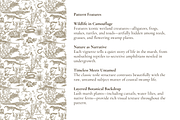 Swamp Toile de Jouy Pattern, a Pattern Graphic by Hughes Studio (Thumbnail 4 of 7)