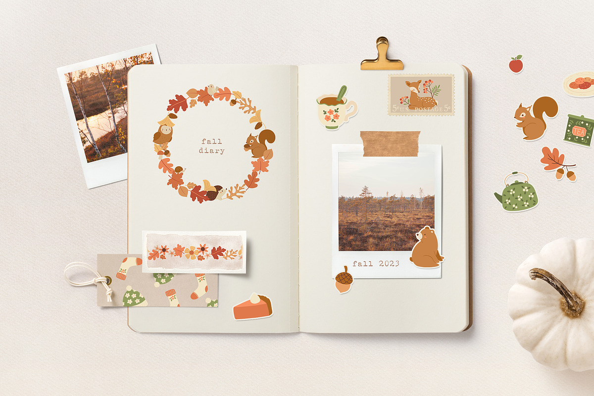 Fall Illustrations and Patterns, a Seasonal Illustration by Inna Moreva (Photo 2 of 11)