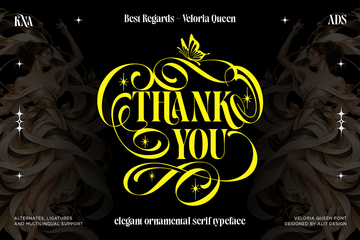 Veloria Queen Typeface, a Serif Font by alit design (Photo 20 of 20)