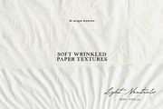 Soft Wrinkled Paper Textures: Light, a Texture Graphic by Purple (Thumbnail 1 of 14)