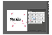 GOOD MOOD handwritten font, a Sans Serif Font by PudraART (Thumbnail 4 of 5)