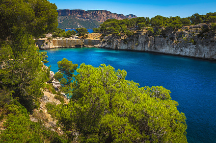 Calanque de Port Pin bay view, a Nature Photo by Alpine Dreams