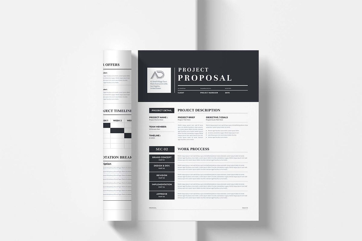 Proposal | MS Word & Indesign, a Stationery Template by design_hut (Photo 6 of 7)