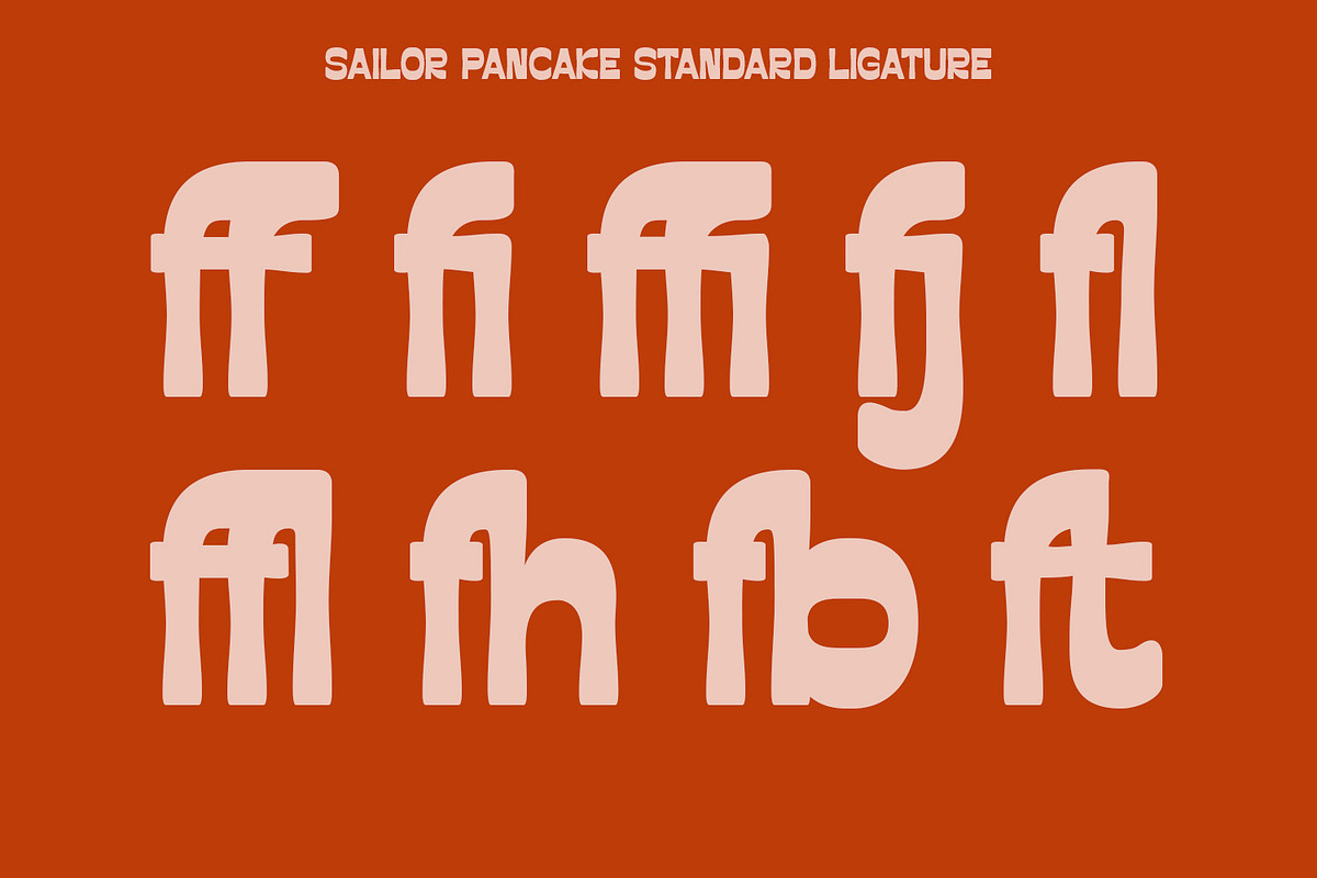 Sailor Pancake, a Symbol Font by Nathatype (Photo 10 of 11)