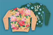 Floral Patterns & Borders, a Pattern Graphic by Nadia Grapes (Thumbnail 6 of 8)