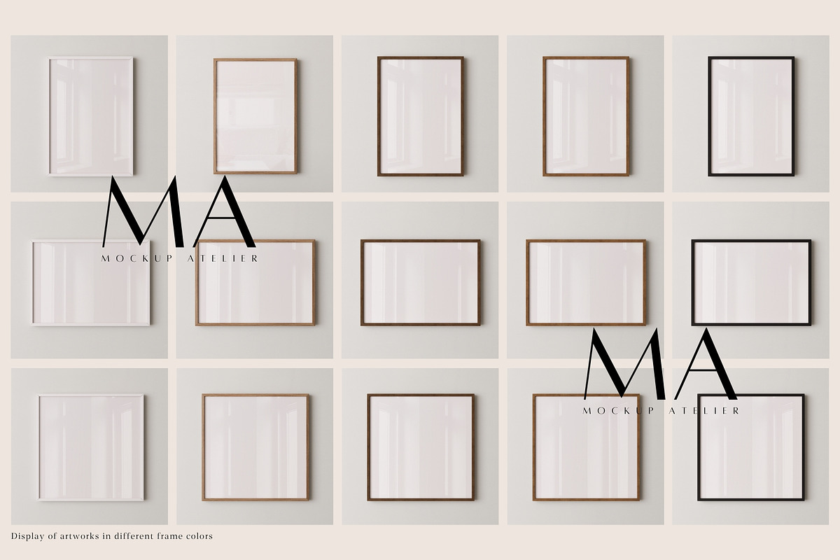 Close Up 30 Frame Mockup Bundle, a Household Mockup by Mockup Art Atelier (Photo 12 of 20)