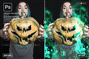 Fire Halloween Photoshop overlay, an Object Graphic by 2SUNS (Thumbnail 4 of 9)