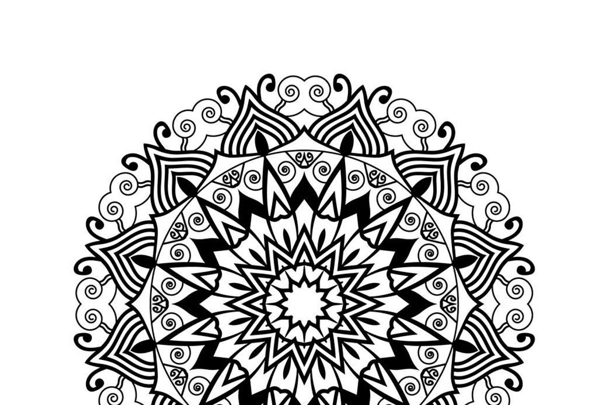 26 mandala vector background design, a Pattern Graphic by NJ Himel (Photo 20 of 27)