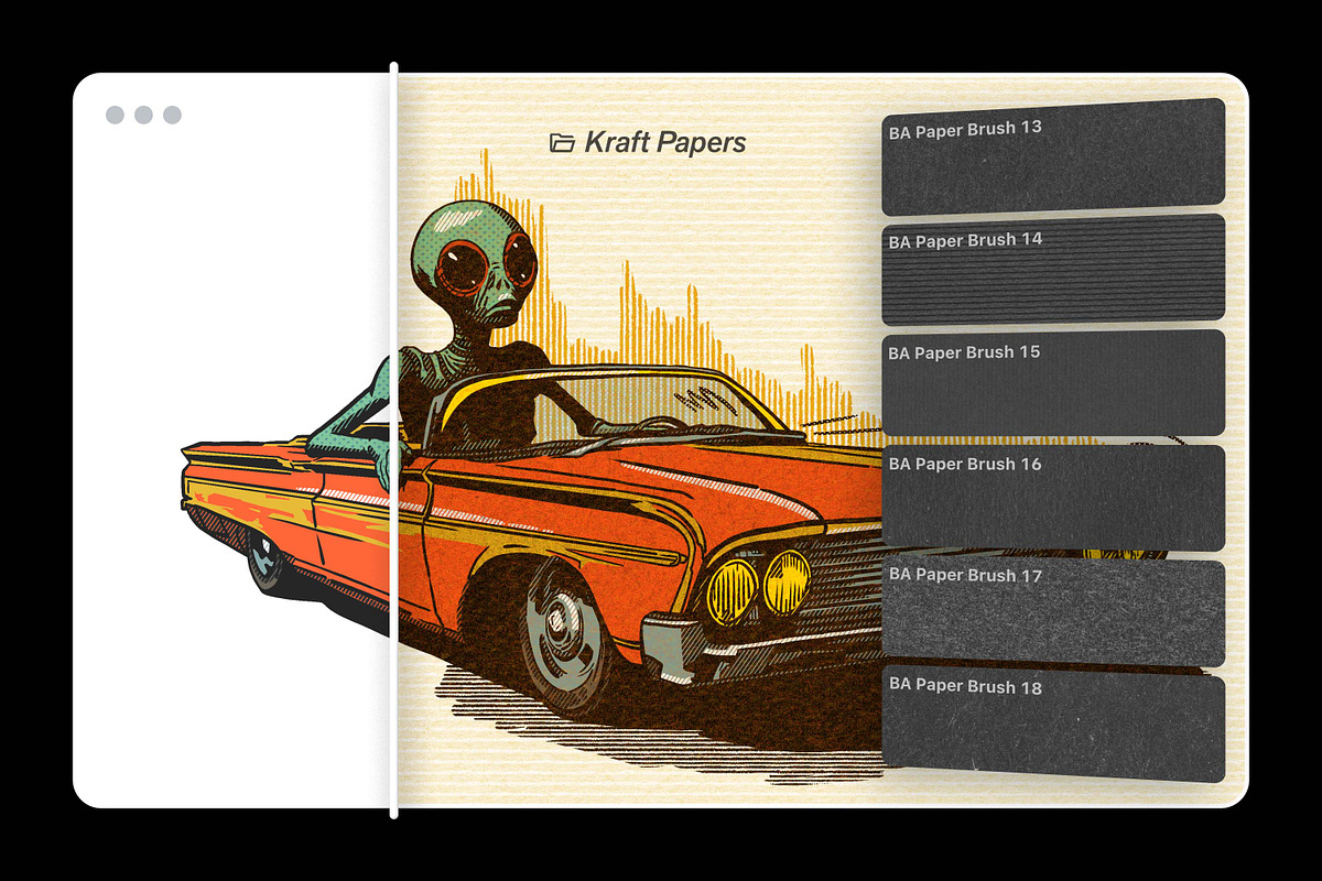 Procreate Paper Texture Brushes, a Brush Add-On by brushapes.com (Photo 9 of 12)