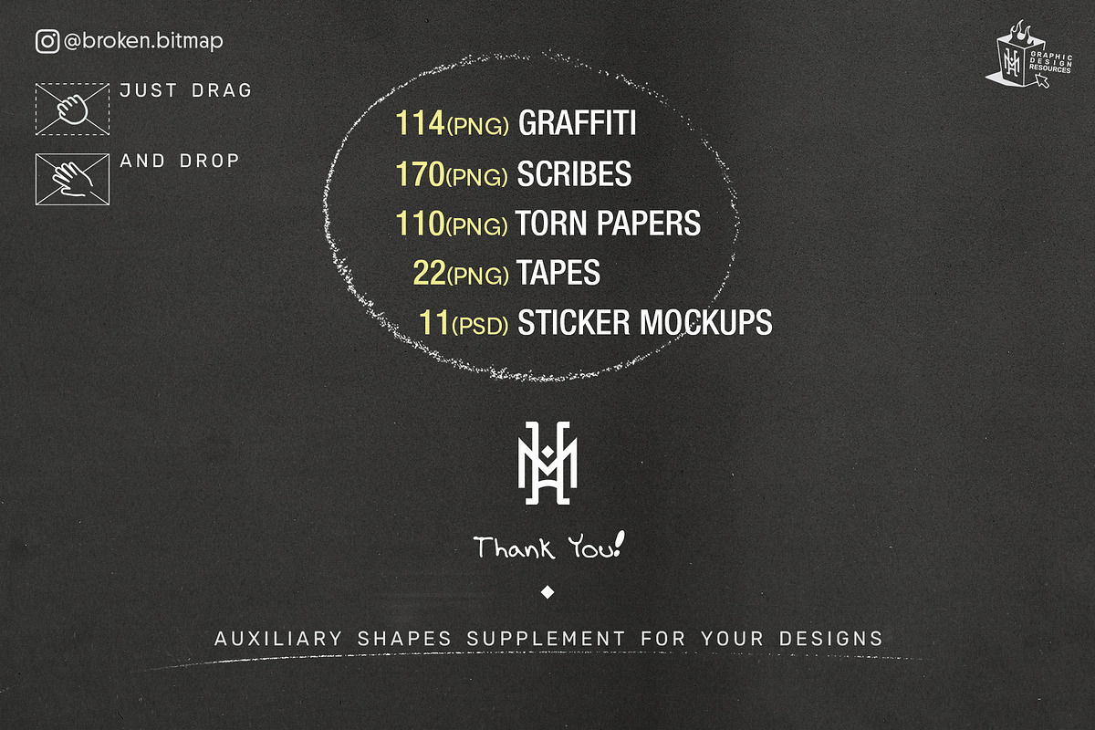 Graffiti Street's Pack PNG Elements, an Object Graphic by Broken Bitmap (Photo 19 of 20)
