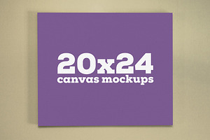 20x24 Canvas Mockups