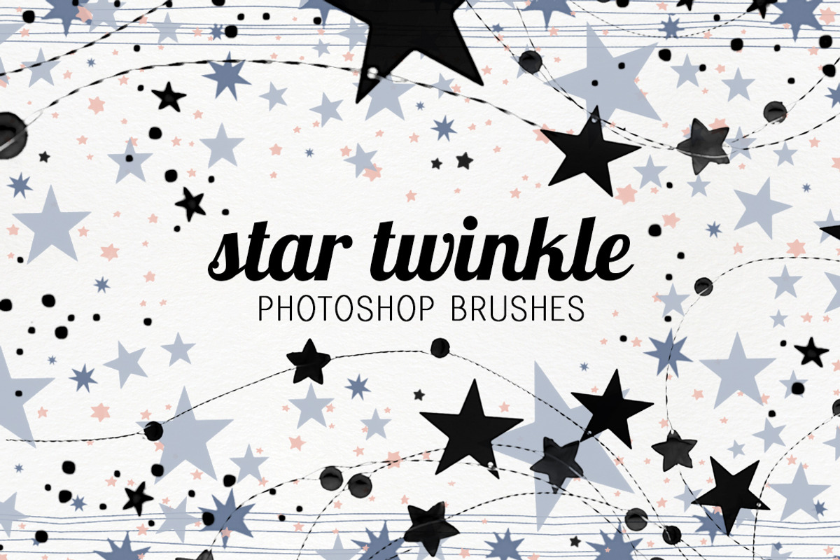 Twinkle Stars photoshop brushes
