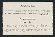 Delicate Lovers -Calligraphy font, a Script Font by MaxArt (Thumbnail 7 of 8)