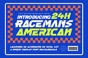 Racemans American Speedy Display, a Sans Serif Font by timelesstype.co (Thumbnail 1 of 15)