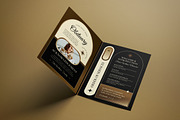 Gold Geometric Funeral Program, an Invitation Template by graphicook (Thumbnail 2 of 3)