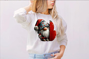 Whimsical Valentine Gnome Clipart, an Illustration by SVGArt (Thumbnail 4 of 7)
