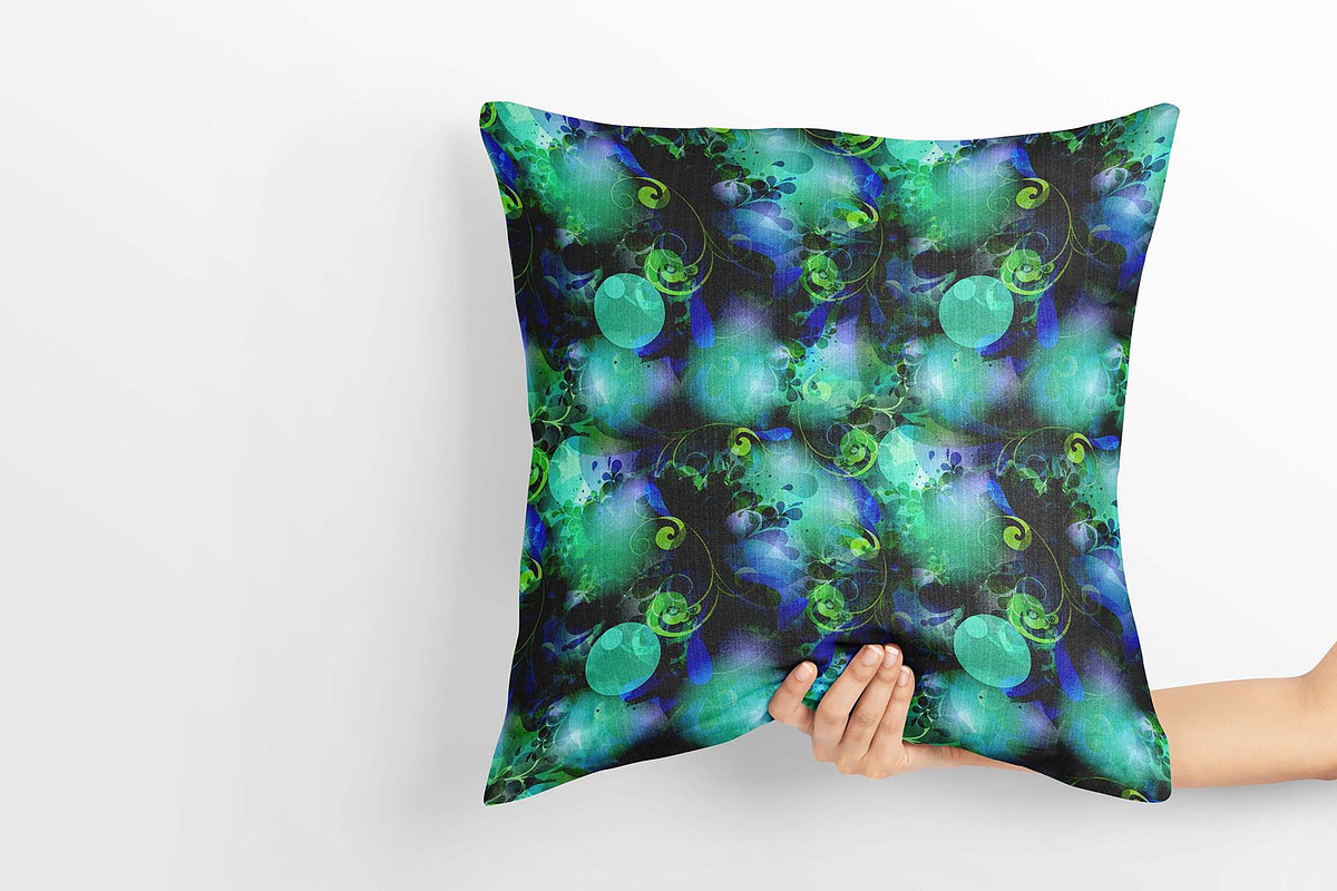 splash color flower backgrounds, a Pattern Graphic by AAN Seamless Shop (Photo 3 of 4)