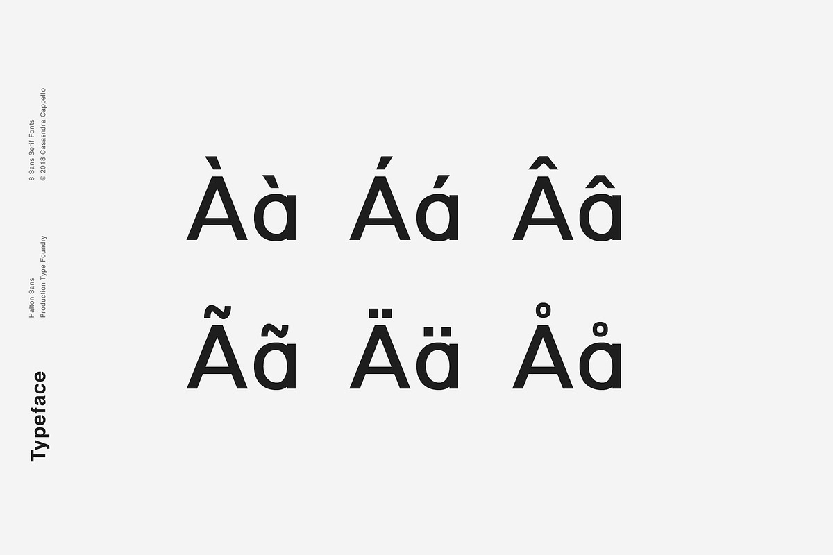 Halton - Modern Sans Serif Typeface, a Sans Serif Font by Cassandra Cappello (Photo 4 of 5)